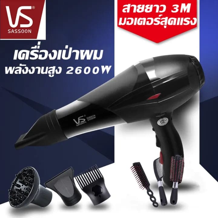 ไดร์เป่าผมยี่ห้อไหนดี Vs Sassoon VS 9059