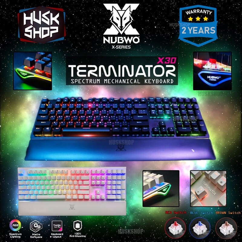คีย์บอร์ดยี่ห้อไหนดี Nubwo Termination X30