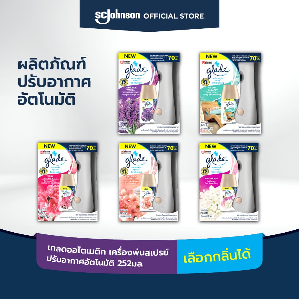สเปรย์ปรับอากาศในบ้านยี่ห้อไหนดี Glade